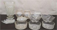Box Glassware-Vase, Christmas Dish, Bowls, Candy
