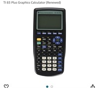 TI 83 Plus Graphics Calculator