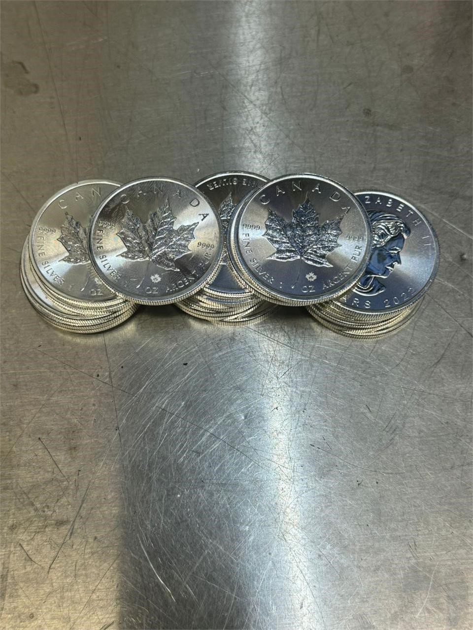 maple leafs silver coins