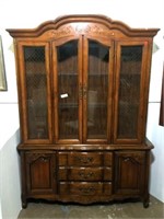 Bernhardt Lighted China Cabinet with Glass Shelves