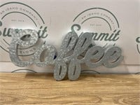 COFFEE sign wall art 23x10 inches