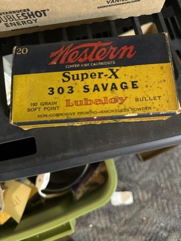 WESTERN SUPER X 303 SAVAGE BOX ONLY / GREAT EBAY