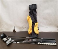 Set of 5 Kids Golf Clubs. 4 AMF LITTLE Z And 1