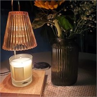 NEW Singring Candle Warmer Lamp Gold Crystal Lamp