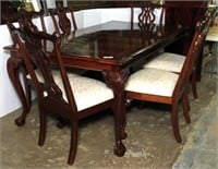 Thomasville Chippendale Style Mahogany Dining