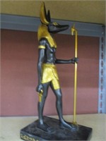 Vintage Anubis egyptian statute