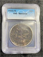 1883 MS 63 Carson City Morgan Silver Dollar
