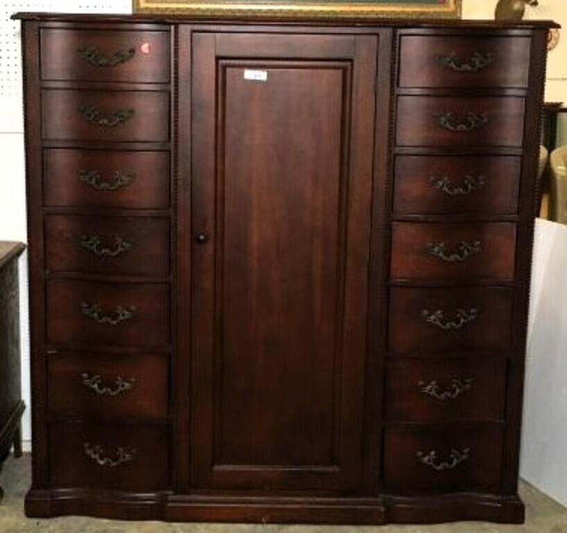 Vintage Wardrobe/Chest with Drawers on Each Side