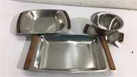 Vintage Denmark Stainless Serving Dishes M11C