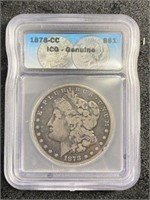 1878 MS 63 Carson City Morgan Silver Dollar