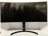 LG 34" Curved Monitor on Stand
