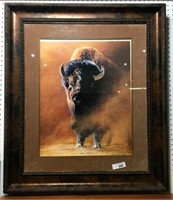 Edward Aldrich "The American Bison" Framed Print