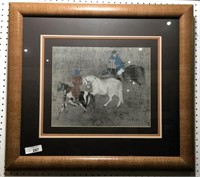 Asian Horse Framed Print