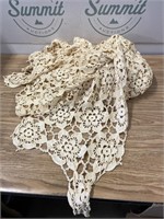Vintage Crocheted Table cloth