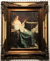 Antique Ornate Framed Victorian Print