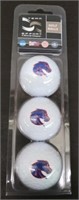 Set 3 New BSU Golf Balls