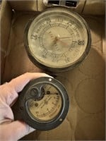 GE R.F. AMPERES AND HONEYWELL THERMOMETER