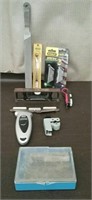 Box-Assorted Tools, 6" Metal Level, File, Razor