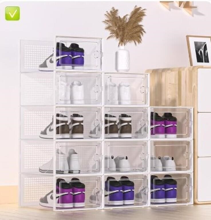 Appears NEW! Kuject Large Shoe Organizers Storage