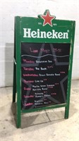 Heineken A-Frame Restaurant Chalk Board U12A