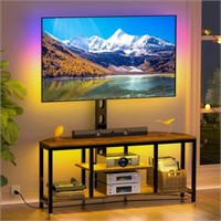 NEW! $160 BACEKOLL TV Stand with Mount & LED Light