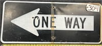 36x15 Metal One Way Road Sign