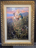 Michael Cheval Giclee Basket of Love