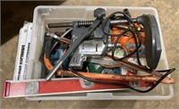 Lot of Various Power Tools, Welding Rods, Etc.