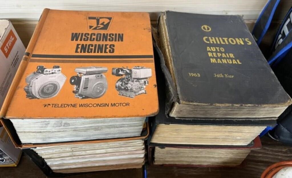 Lot of Vintage Repair Manuals