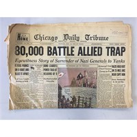 Chicago Daily Tribune Original 1943 Vintage Newspa