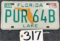 1997 Florida License Plate