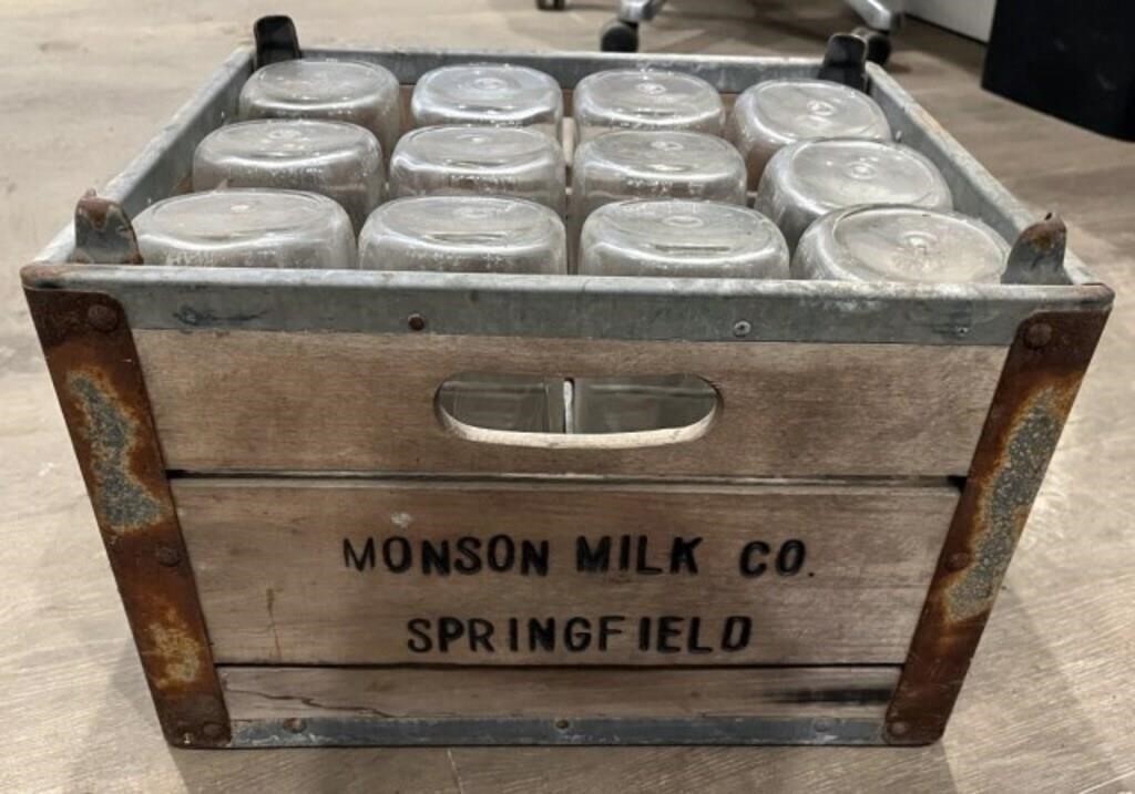 Monson Milk Crate w/ Bottles