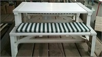 Folding Resin Picnic Table Benches