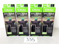 4 New Oboz O Fit Insoles - Size 7-8M / 8.5-9.5W