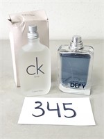Calvin Klein One and Defy Cologne