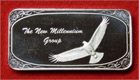 New Millenium Group Vintage 1 Ounce Silver Bar