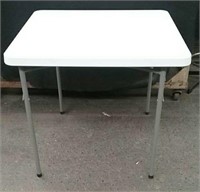 Folding Table, Approx. 34"×34"×29"
