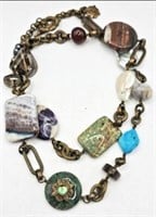 Stephen Dweck Necklace with Stones & Beads