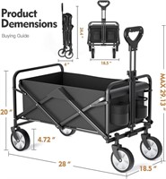 All-Terrain Folding Beach Wagon Cart
