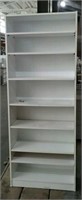 White Adjustable Shelf Bookcase, Approx. 27
