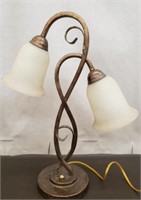 Pretty Decorative Table Lamp. Works.