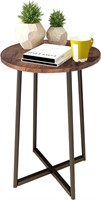 Round Accent Side Table Nightstand