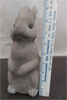 Concrete Bunny Statue - Ear has been repaired