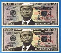 2 Trump 2024 Novelty Notes