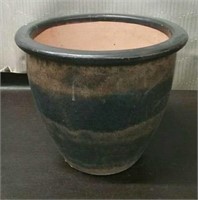 7" Glazed Flower Pot Planter