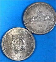1964 & 1965 Silver Dollars