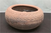 Clay Planter 8" Tall x 18" Wide, opening 12"