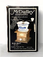Mr. Dudley Blue Delf Coffee Grinder