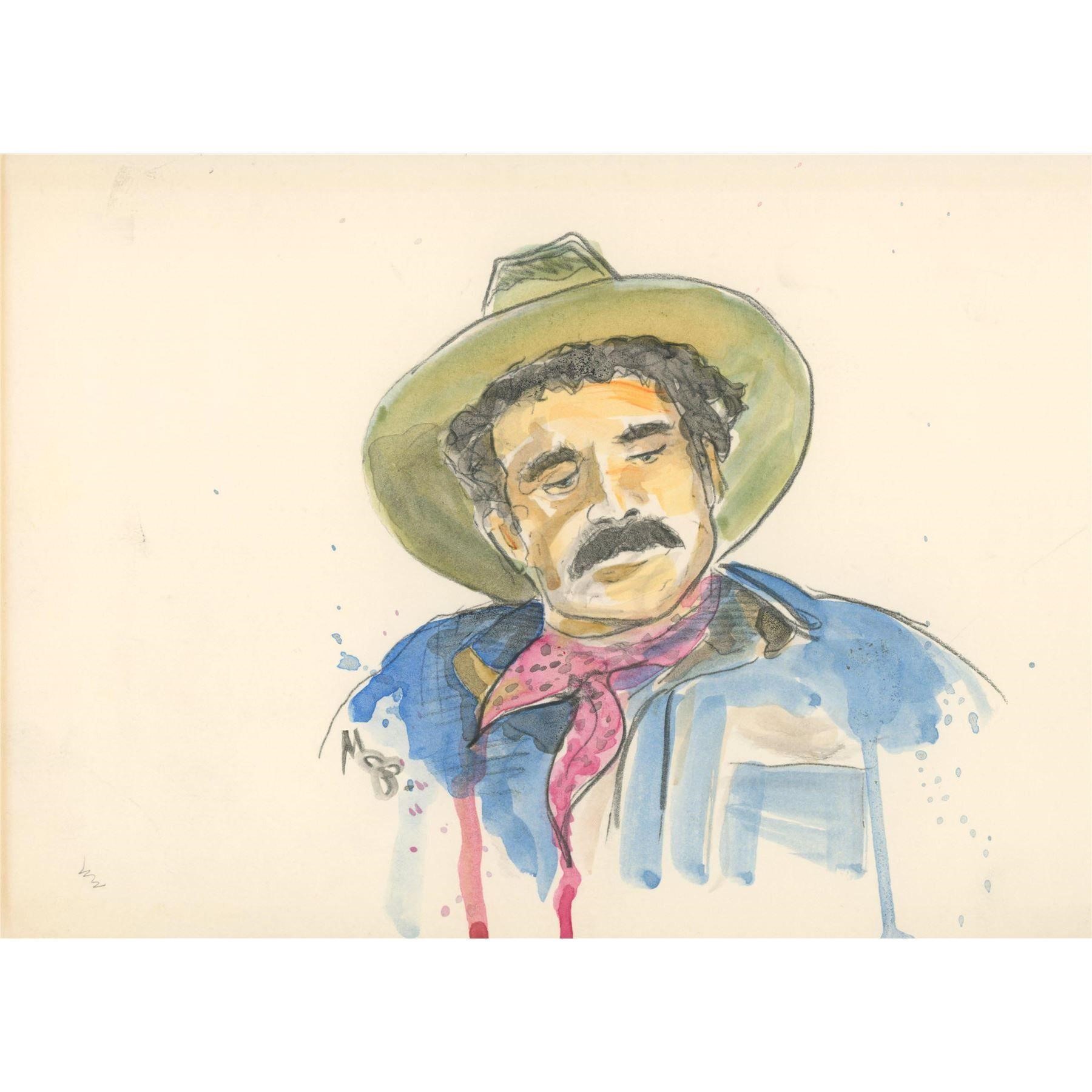 High Chaparral watercolor painting