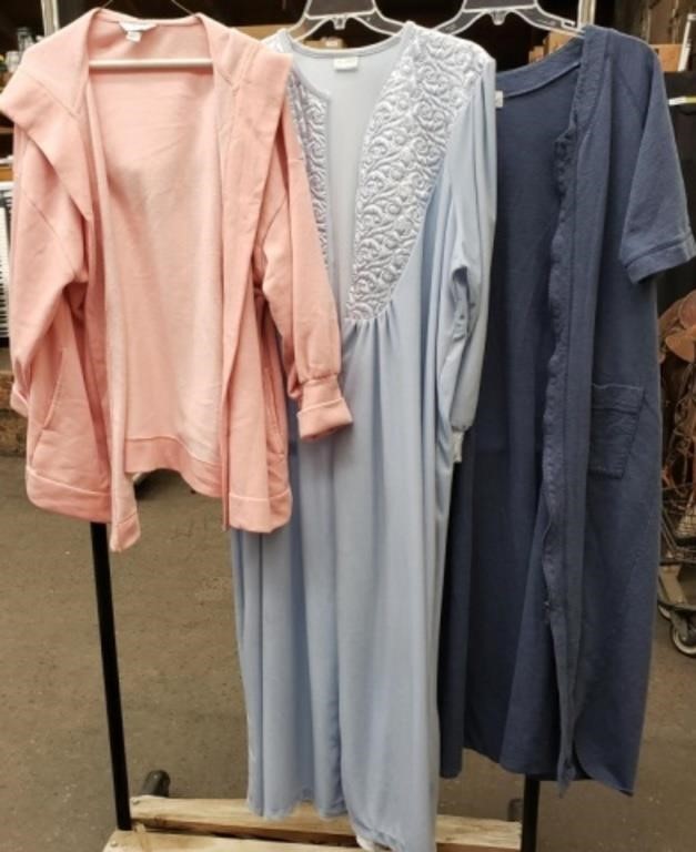 Lot Of Three Woman's House Coats/Night Gown